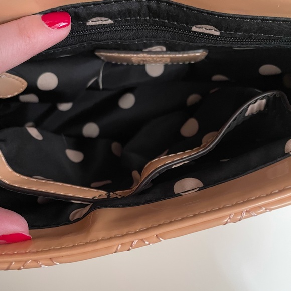 Y2K Anne Klein Pink Quilted Jelly Gold Tone Hardware Barbie Core Shoulder Bag - Picture 9 of 11